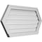 Ekena Millwork Half Round Surface Mount PVC Gable Vent: Functional, w/ 2"W x 2"P Brickmould Sill Frame, 34"W x 17"H GVPHR34X1703SF - alternate 4
